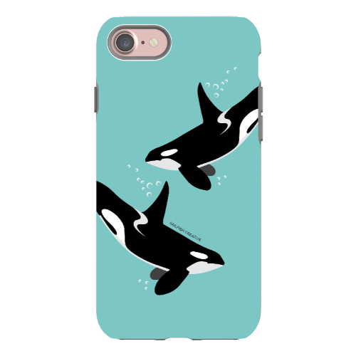 iPhone Tough Phone Case - Orca Killer Whale - Sailfish Creative