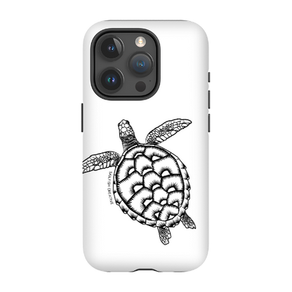 iPhone Tough Phone Case - Turtle Outline - Sailfish Creative