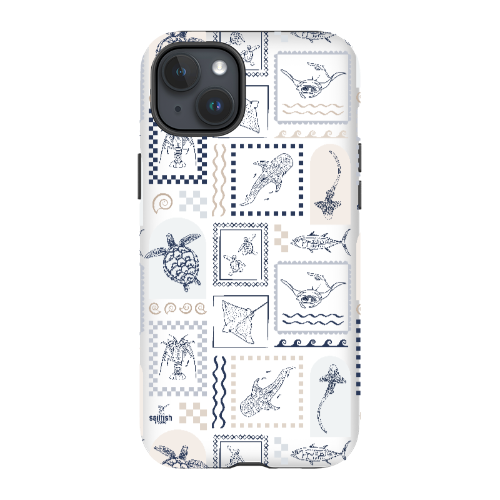 iPhone Tough Phone Case - Arches Print Beige