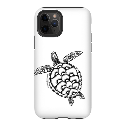 iPhone Tough Phone Case - Turtle Outline - Sailfish Creative