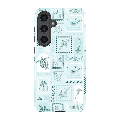 Samsung Tough Case - Arches Print Teal