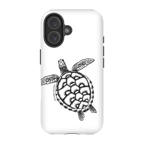 iPhone Tough Phone Case - Turtle Outline - Sailfish Creative