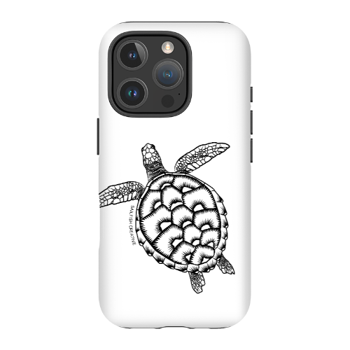 iPhone Tough Phone Case - Turtle Outline - Sailfish Creative