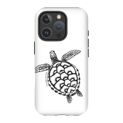 iPhone Tough Phone Case - Turtle Outline - Sailfish Creative