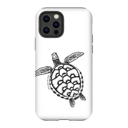 iPhone Tough Phone Case - Turtle Outline - Sailfish Creative