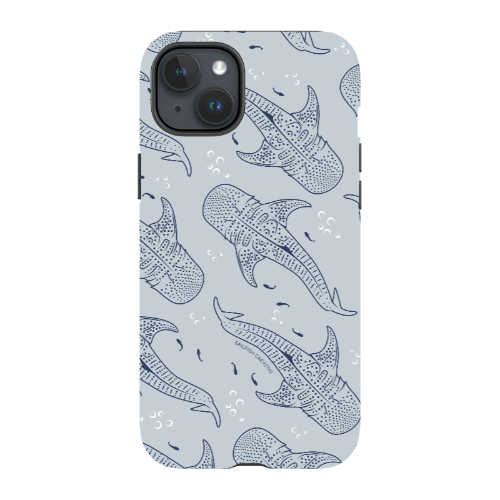 iPhone Tough Phone Case - Whale Sharks Pattern - Sailfish Creative