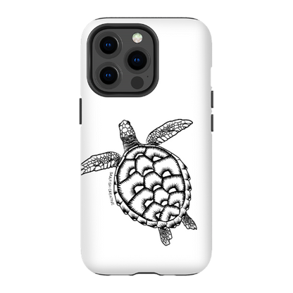 iPhone Tough Phone Case - Turtle Outline - Sailfish Creative
