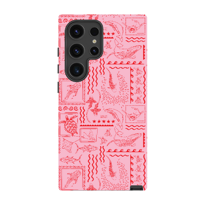 Samsung Tough Case - Busy Print Pinks