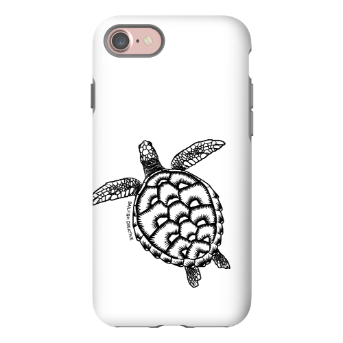 iPhone Tough Phone Case - Turtle Outline - Sailfish Creative