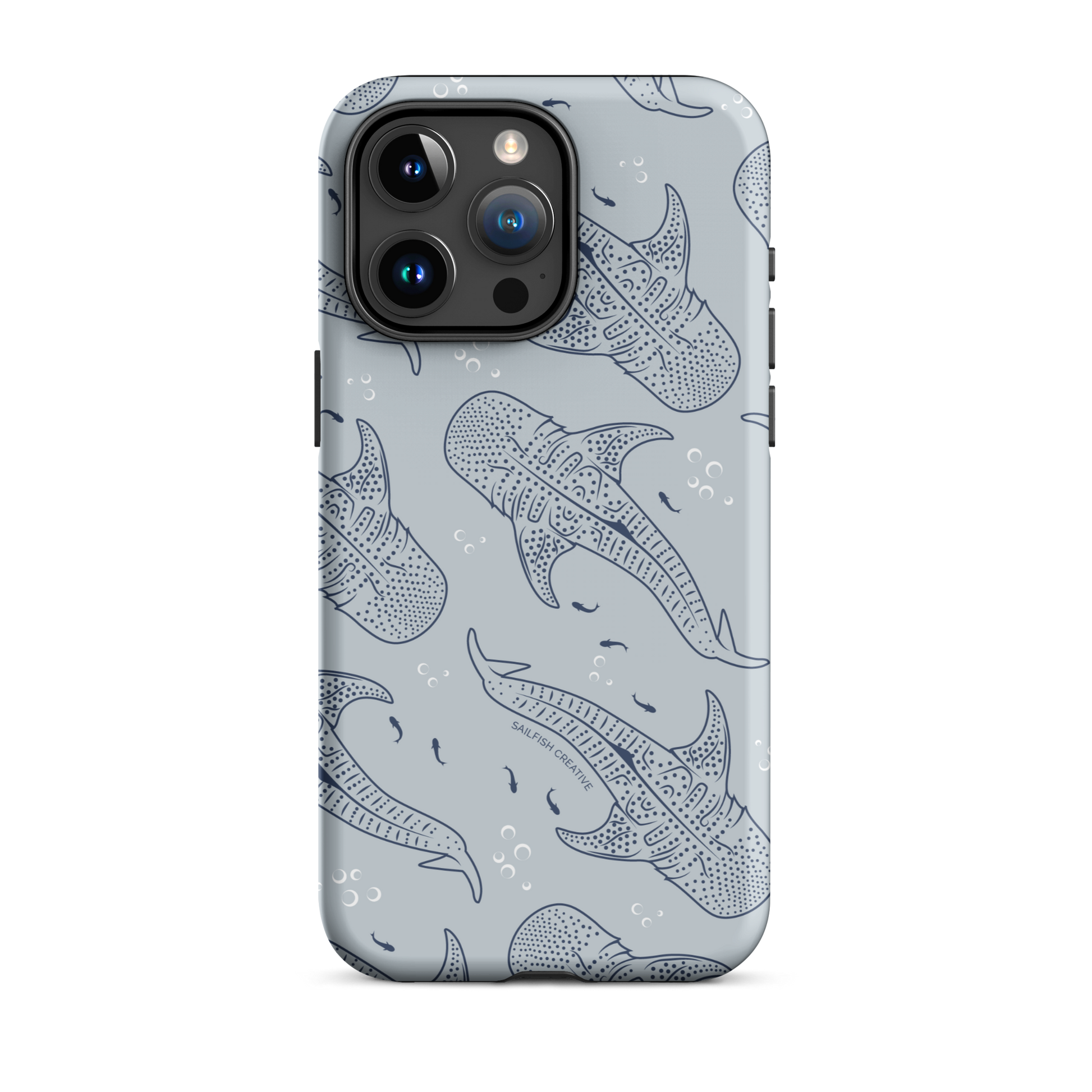 iPhone Tough Phone Case - Whale Sharks Pattern - Sailfish Creative