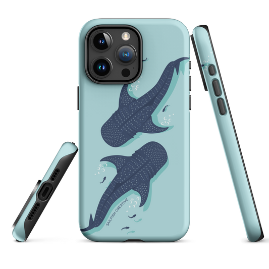 iPhone Tough Phone Case - Whale Sharks - Sailfish Creative