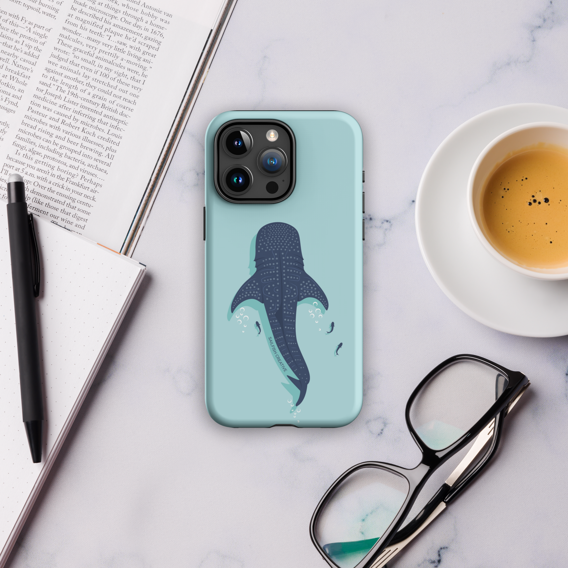 iPhone Tough Phone Case - Whale Shark - Sailfish Creative