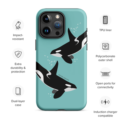 iPhone Tough Phone Case - Orca Killer Whale - Sailfish Creative