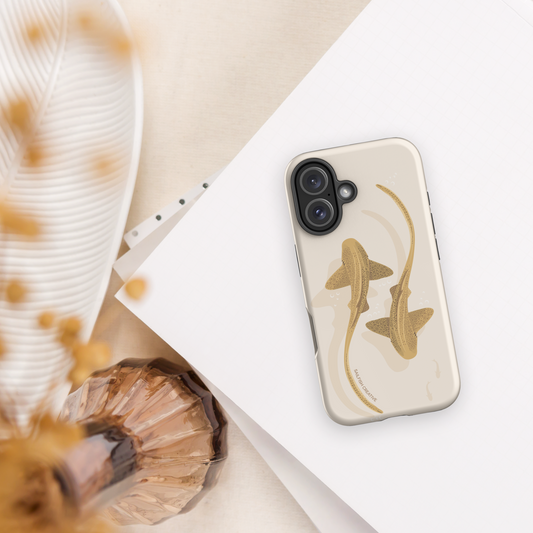 iPhone Tough Phone Case - Leopard Sharks Sand
