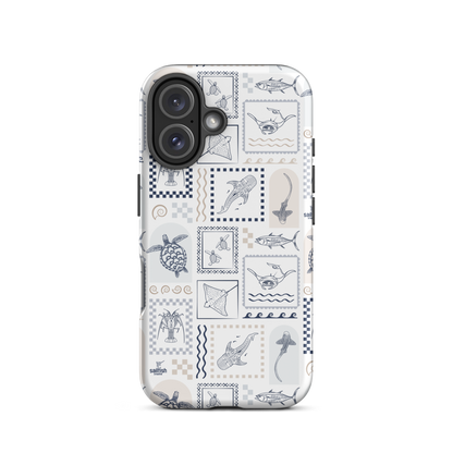 iPhone Tough Phone Case - Arches Print Beige