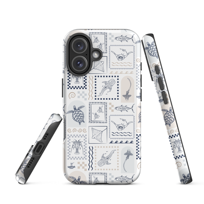 iPhone Tough Phone Case - Arches Print Beige