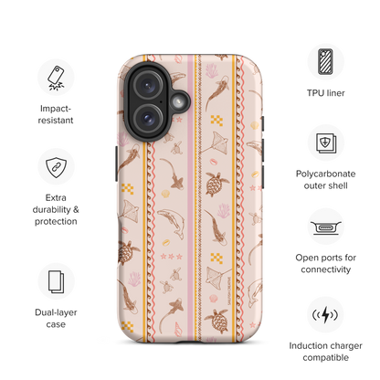 iPhone Tough Phone Case - Candy Stripes