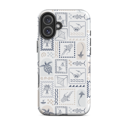 iPhone Tough Phone Case - Arches Print Beige