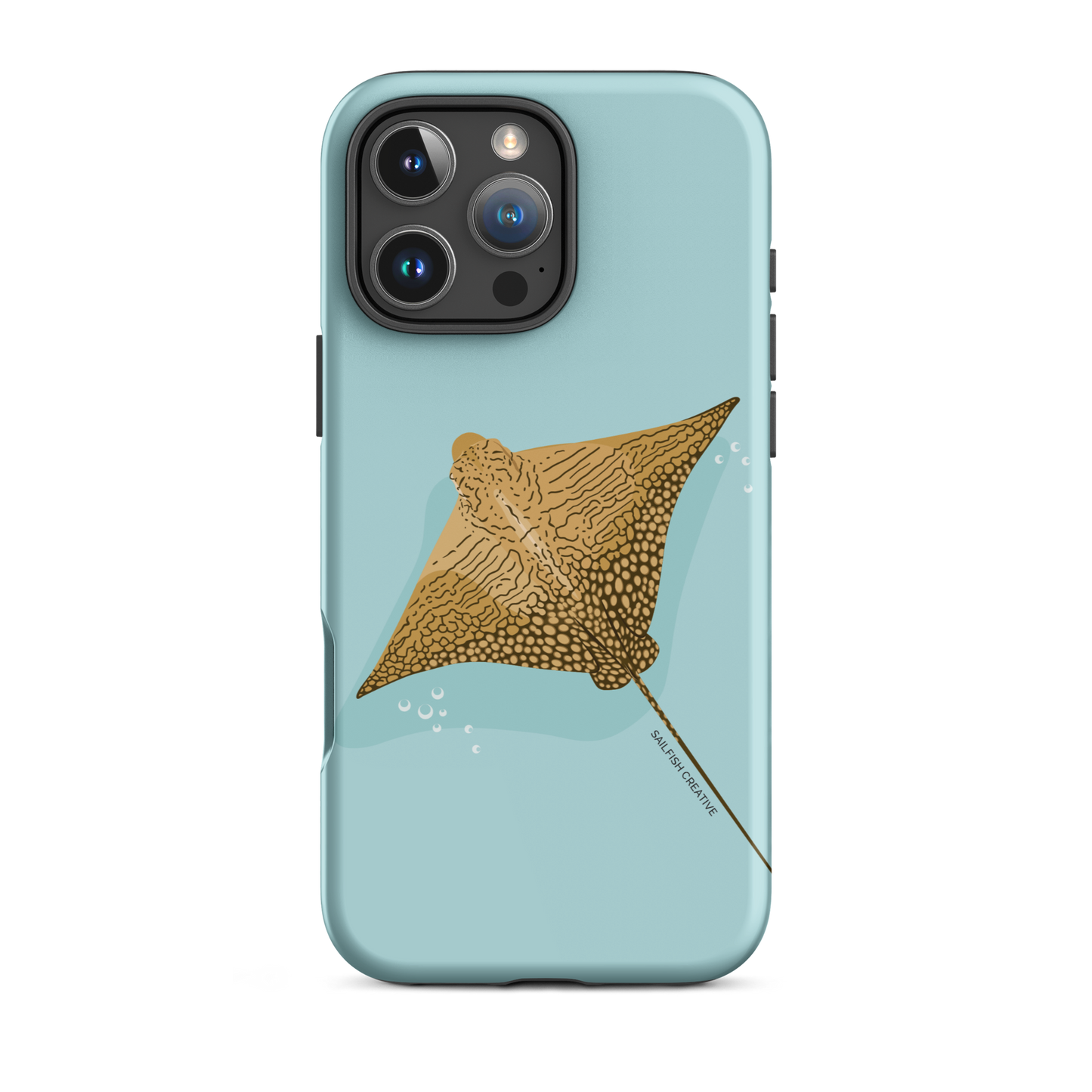 iPhone Tough Phone Case - Ornate Eagle Ray - Sailfish Creative