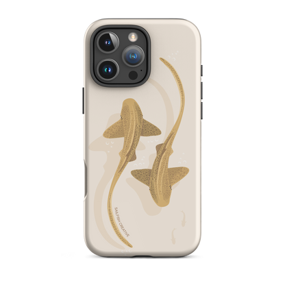 iPhone Tough Phone Case - Leopard Sharks Sand