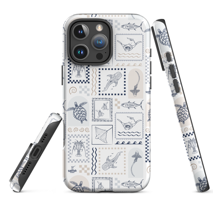 iPhone Tough Phone Case - Arches Print Beige