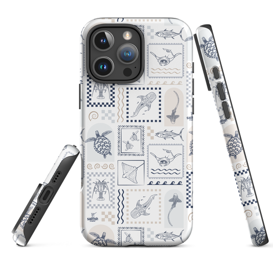 iPhone Tough Phone Case - Arches Print Beige