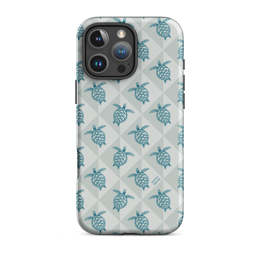 iPhone Phone Case - Turtle Diamonds Coastal Storm
