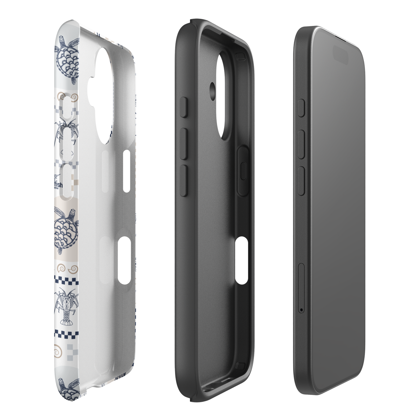 iPhone Tough Phone Case - Arches Print Beige