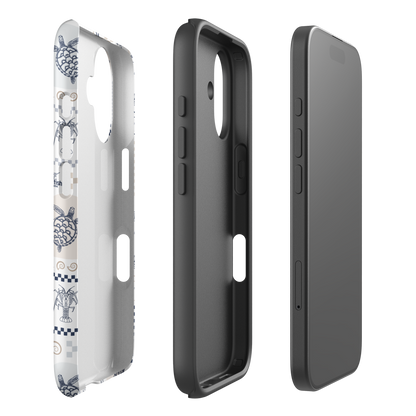 iPhone Tough Phone Case - Arches Print Beige