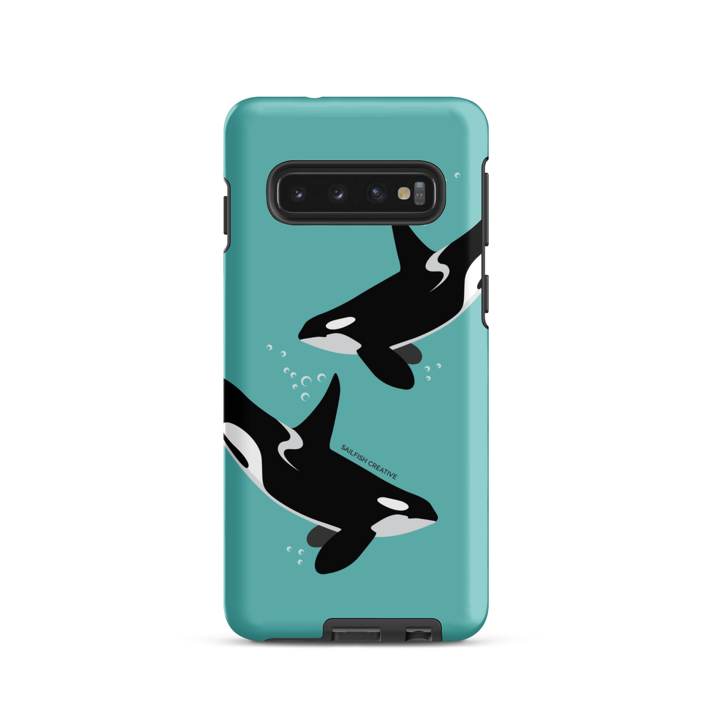 Samsung Phone Case - Orcas Blue