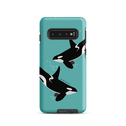Samsung Phone Case - Orcas Blue