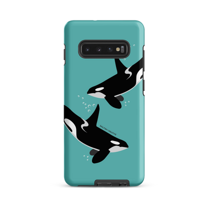 Samsung Phone Case - Orcas Blue