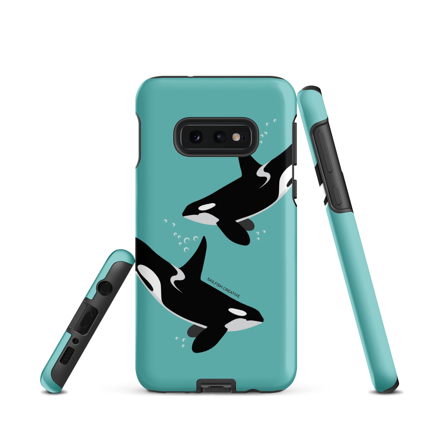 Samsung Phone Case - Orcas Blue