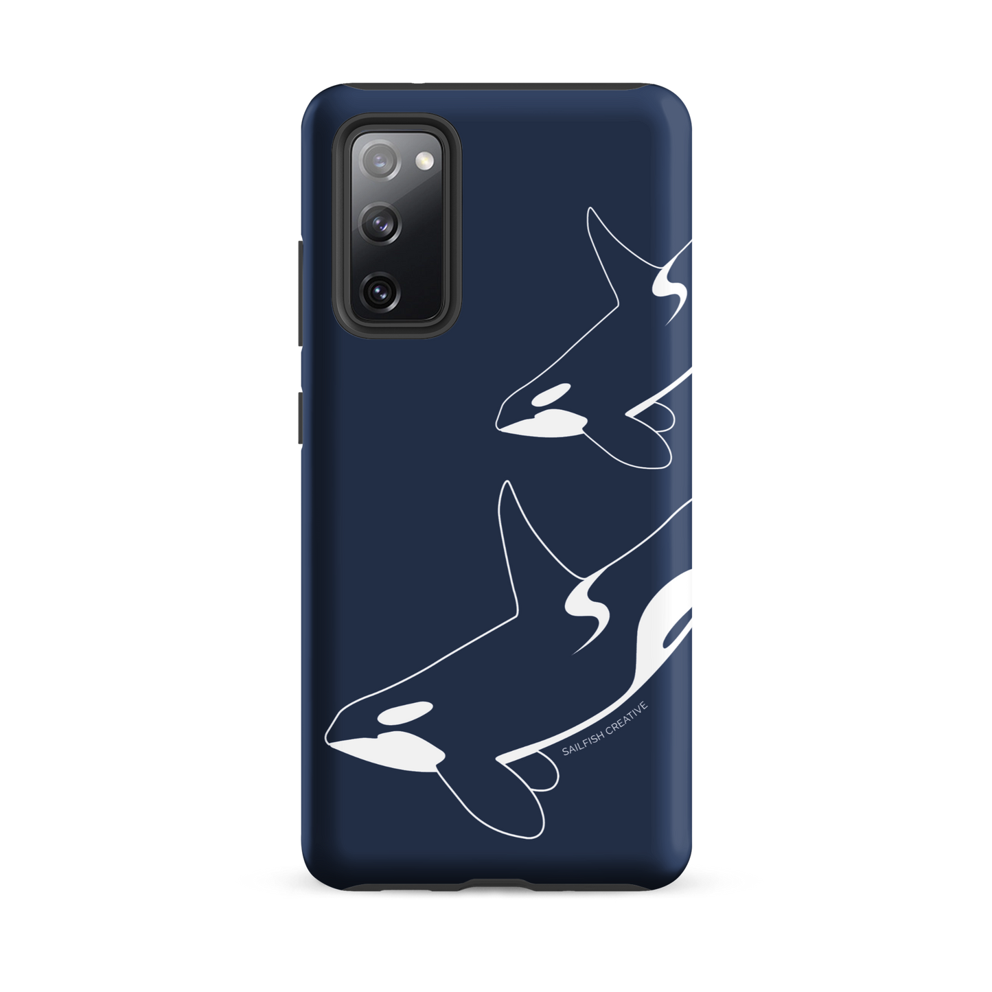 Samsung Phone Case -  Orca Outline Navy