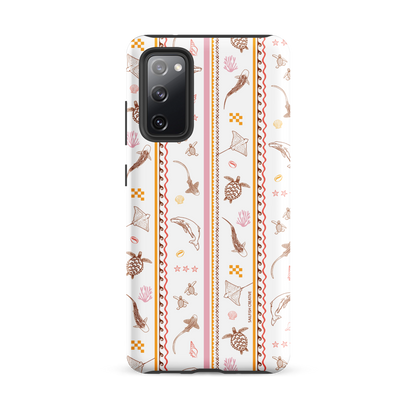 Samsung Phone Case - Candy Stripes on White