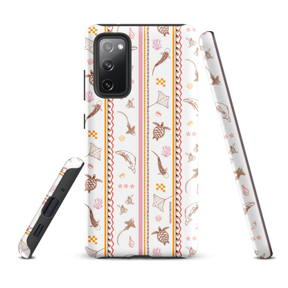 Samsung Phone Case - Candy Stripes on White