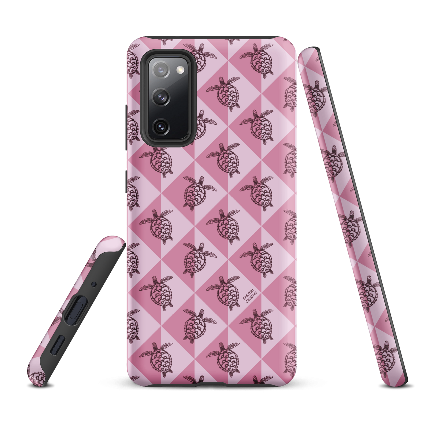 Samsung Phone Case -  Turtle Diamonds Orchid