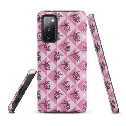 Samsung Phone Case -  Turtle Diamonds Orchid