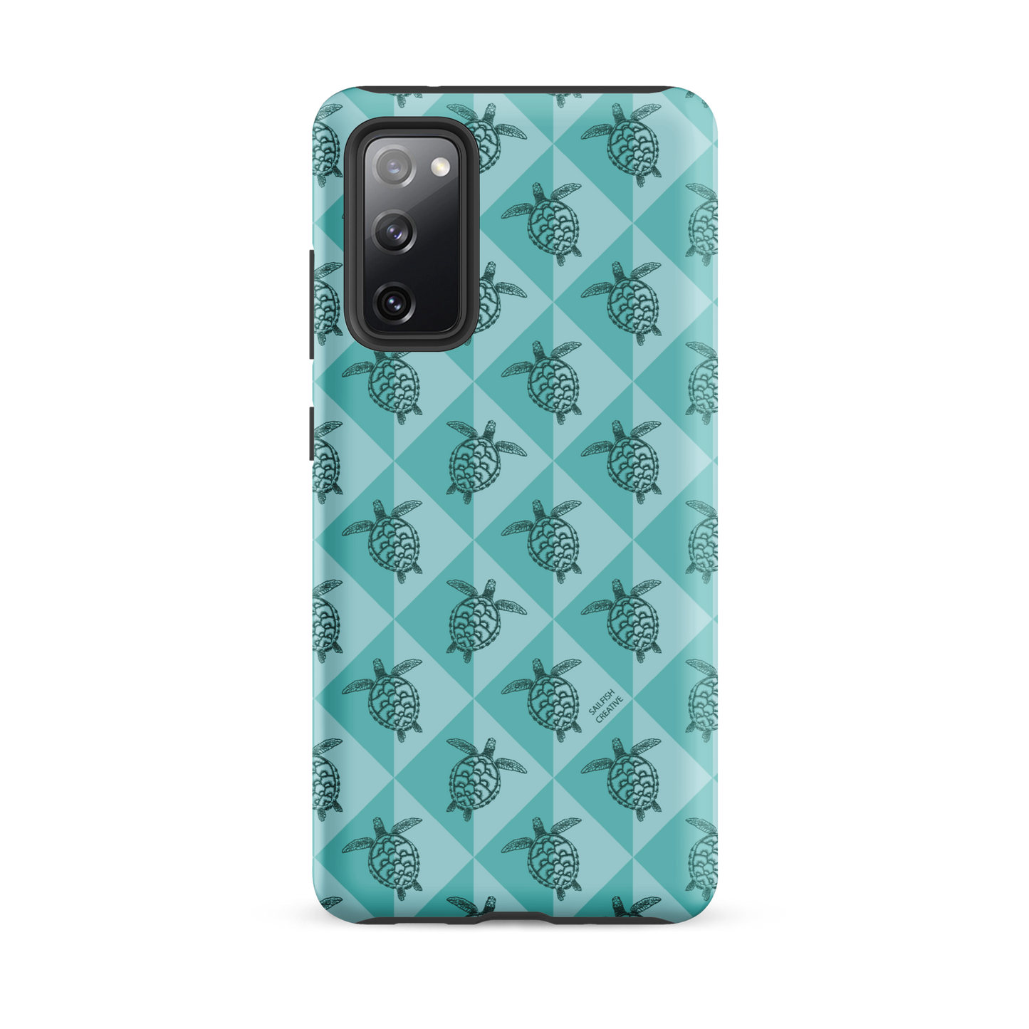 Samsung Phone Case - Turtle Diamonds Teal