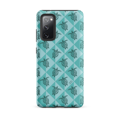 Samsung Phone Case - Turtle Diamonds Teal