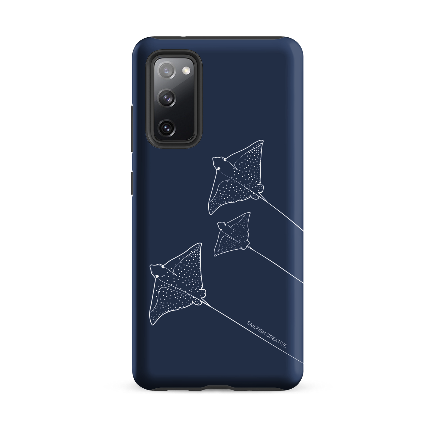 Samsung Phone Case -  Eagle Ray Outline Navy