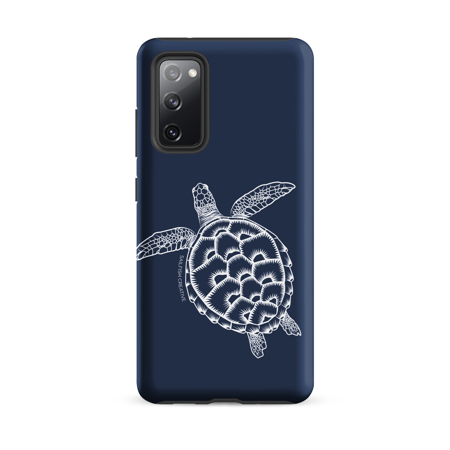 Samsung Phone Case -  Turtle Outline Navy