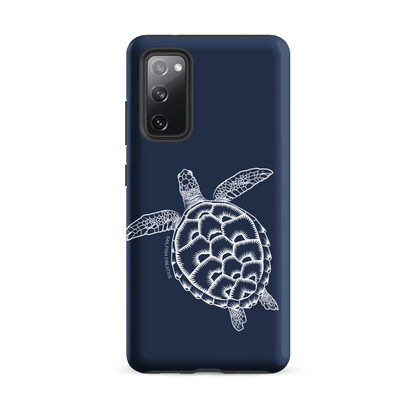 Samsung Phone Case -  Turtle Outline Navy