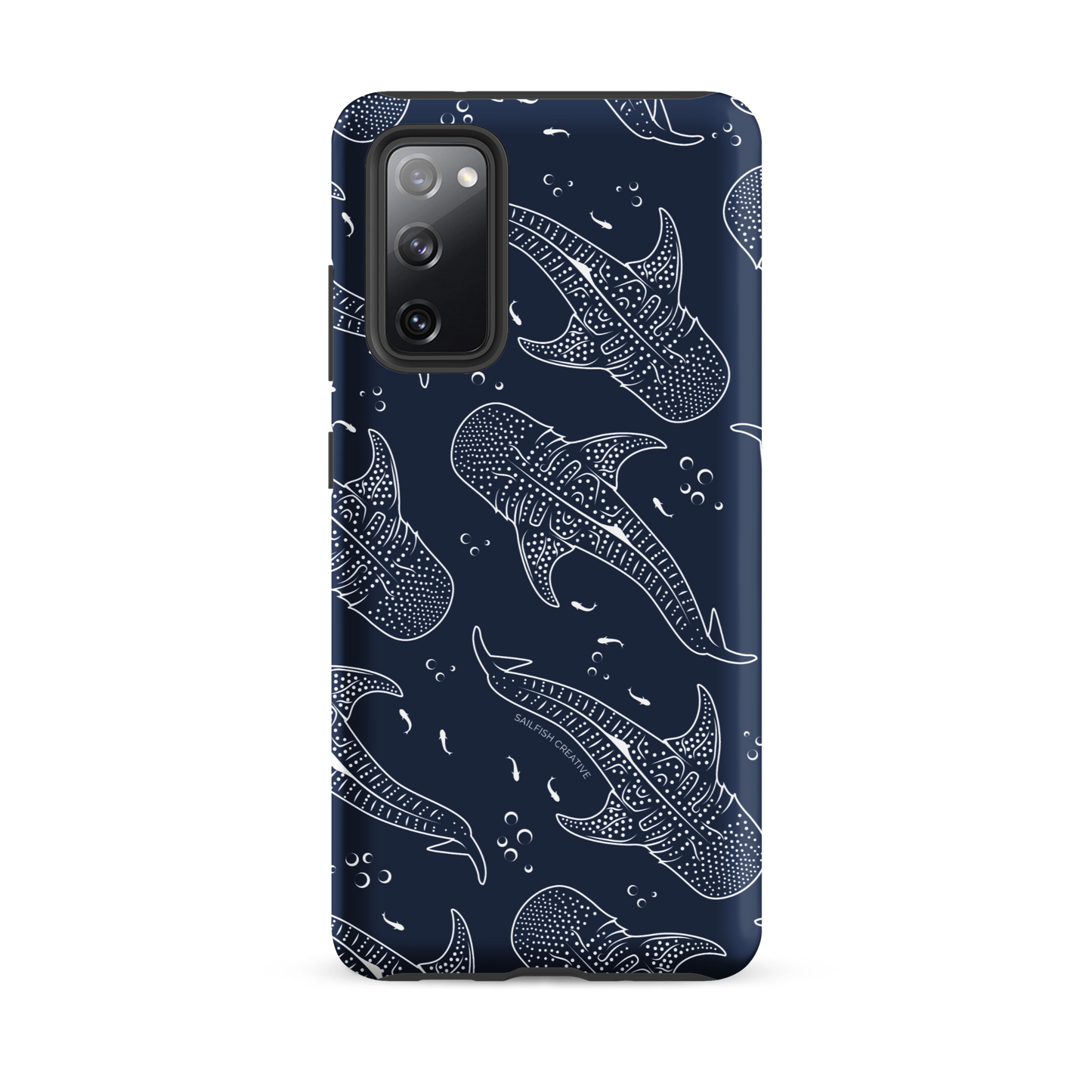 Samsung Phone Case - Whale Sharks Pattern Navy