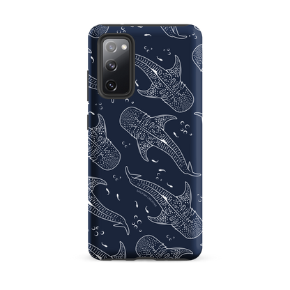 Samsung Phone Case - Whale Sharks Pattern Navy