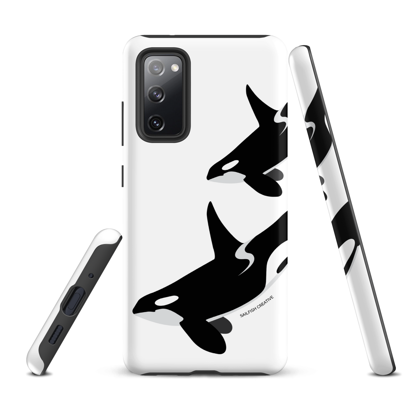 Samsung Phone Case -  Orca Killer Whale White