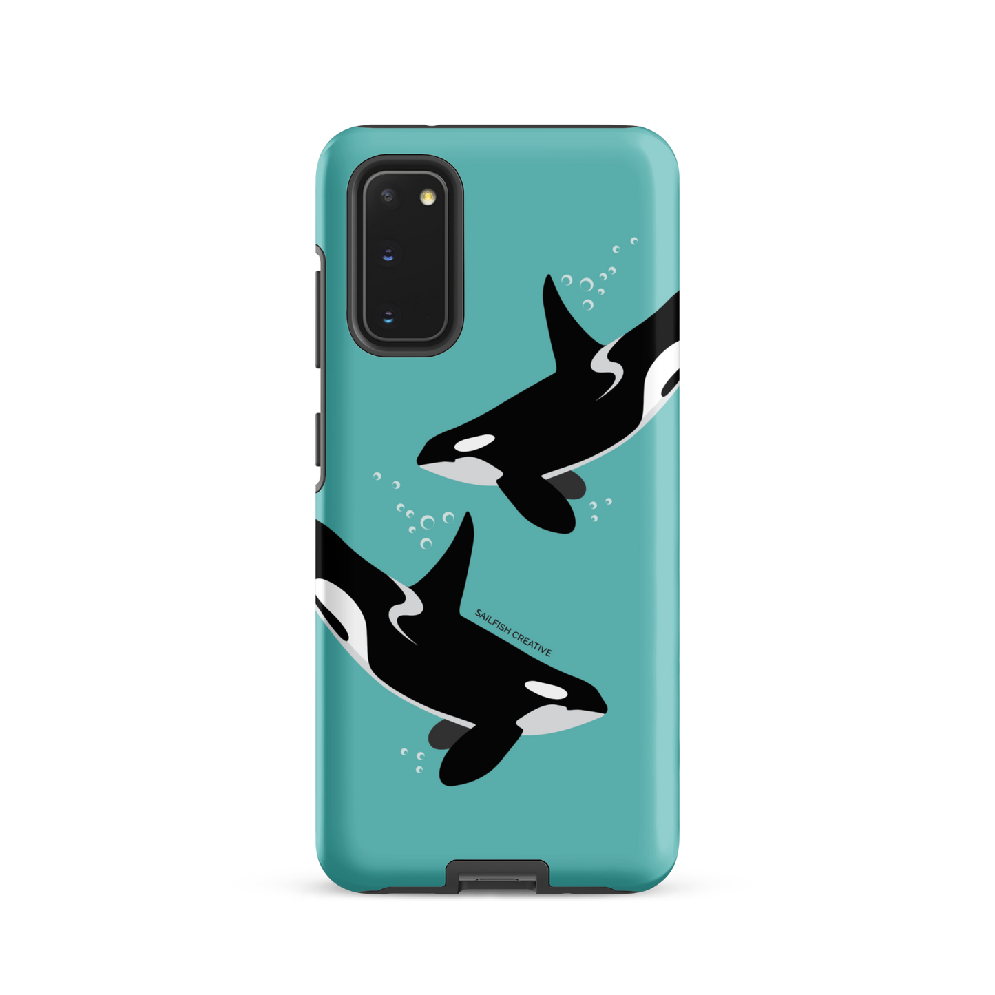 Samsung Phone Case - Orcas Blue