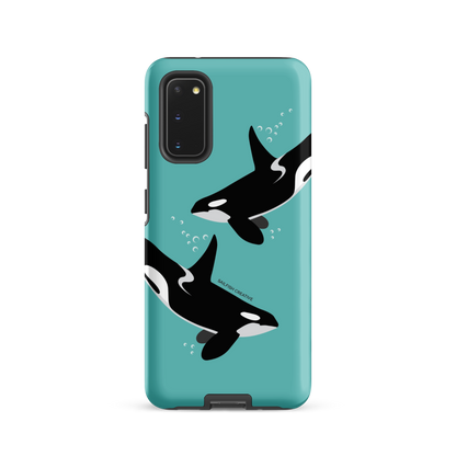 Samsung Phone Case - Orcas Blue