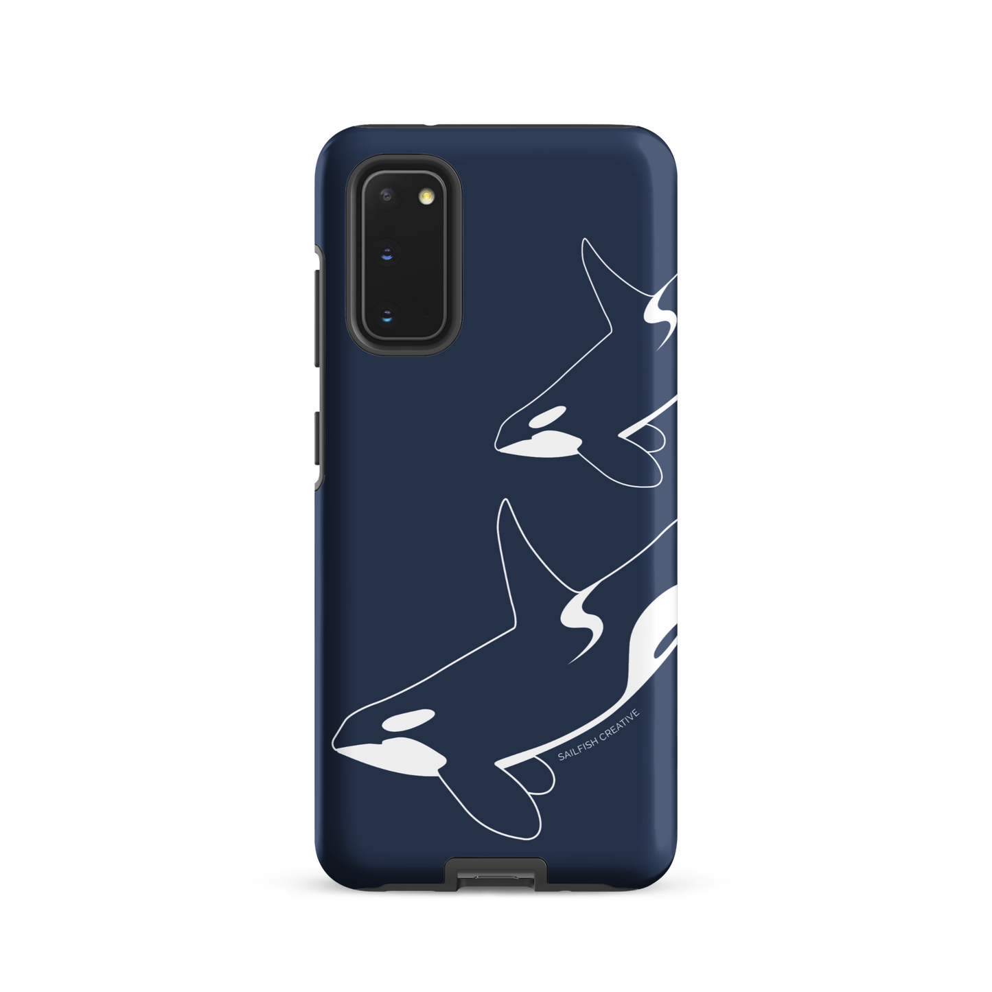Samsung Phone Case -  Orca Outline Navy