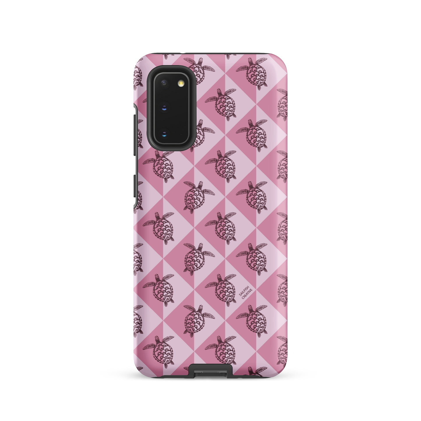 Samsung Phone Case -  Turtle Diamonds Orchid